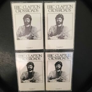 ERIC CLAPTON CROSSROADS SET OF 4 Cassette Tapes 1966-1987 *VINTAGE*